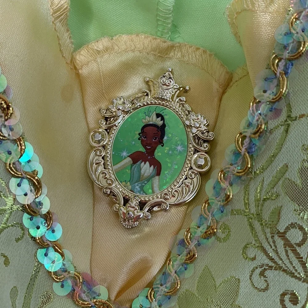 Disney Tiana Princess Costume Dress size 4-6X